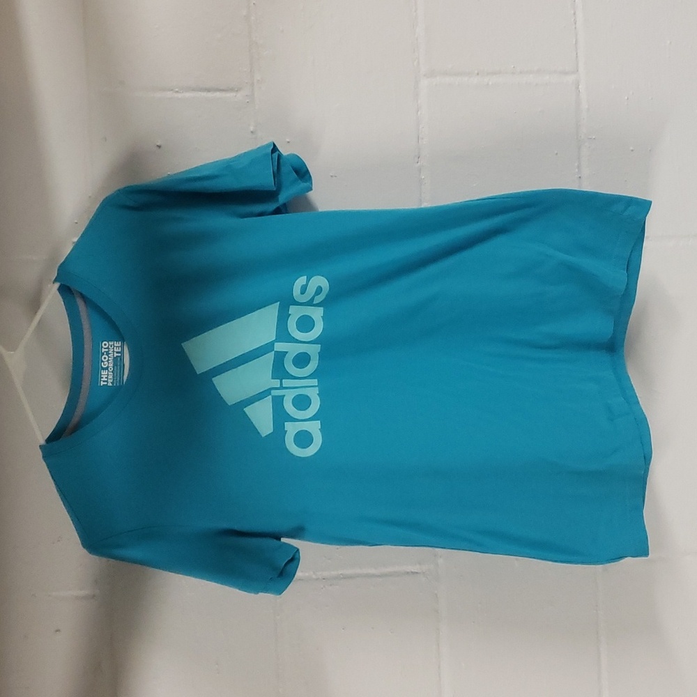 Adidas Women's Blue Large T-shirt